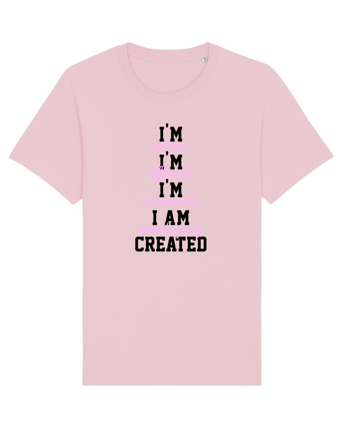 Tricou mânecă scurtă Unisex Rocker Cotton Pink