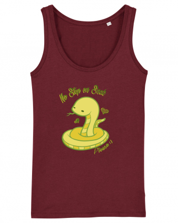 No Step on Snek Burgundy