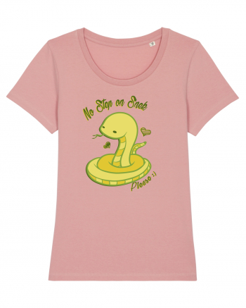 No Step on Snek Tricou mânecă scurtă guler larg fitted Damă Expresser