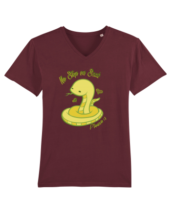 No Step on Snek Burgundy