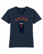 Papa Bear  Tricou mânecă scurtă guler V Bărbat Presenter