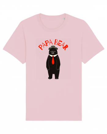 Papa Bear  Cotton Pink