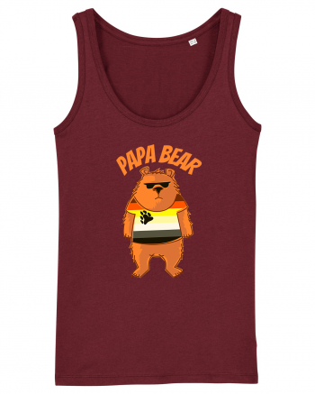 Papa Bear  Burgundy