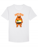 Papa Bear  Tricou mânecă scurtă guler larg Bărbat Skater