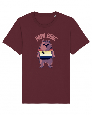 Papa Bear  Burgundy