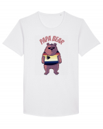 Papa Bear  Tricou mânecă scurtă guler larg Bărbat Skater