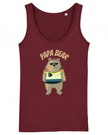 Papa Bear  Burgundy