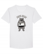 Papa Bear  Tricou mânecă scurtă guler larg Bărbat Skater