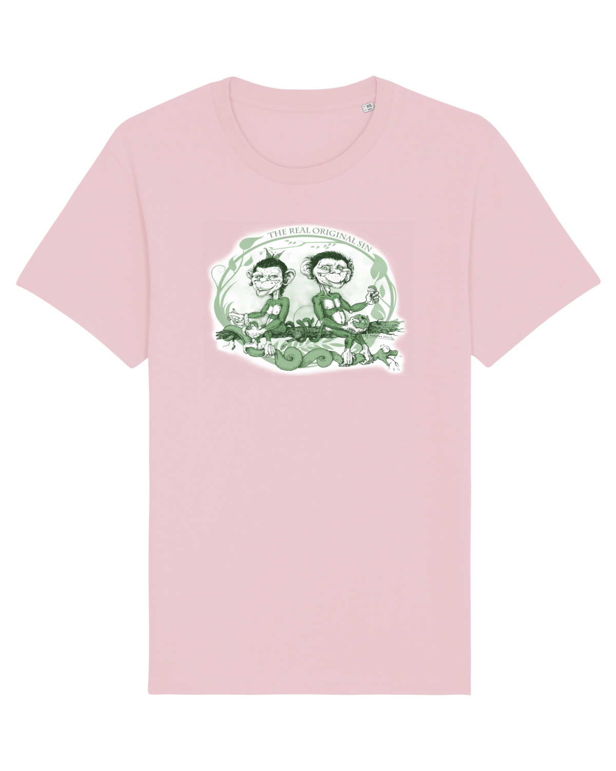 Tricou mânecă scurtă Unisex Rocker Cotton Pink