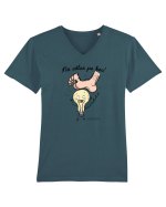 Nu călca pe bec! 1 Tricou mânecă scurtă guler V Bărbat Presenter