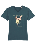 Nu călca pe bec! 2 Tricou mânecă scurtă guler V Bărbat Presenter