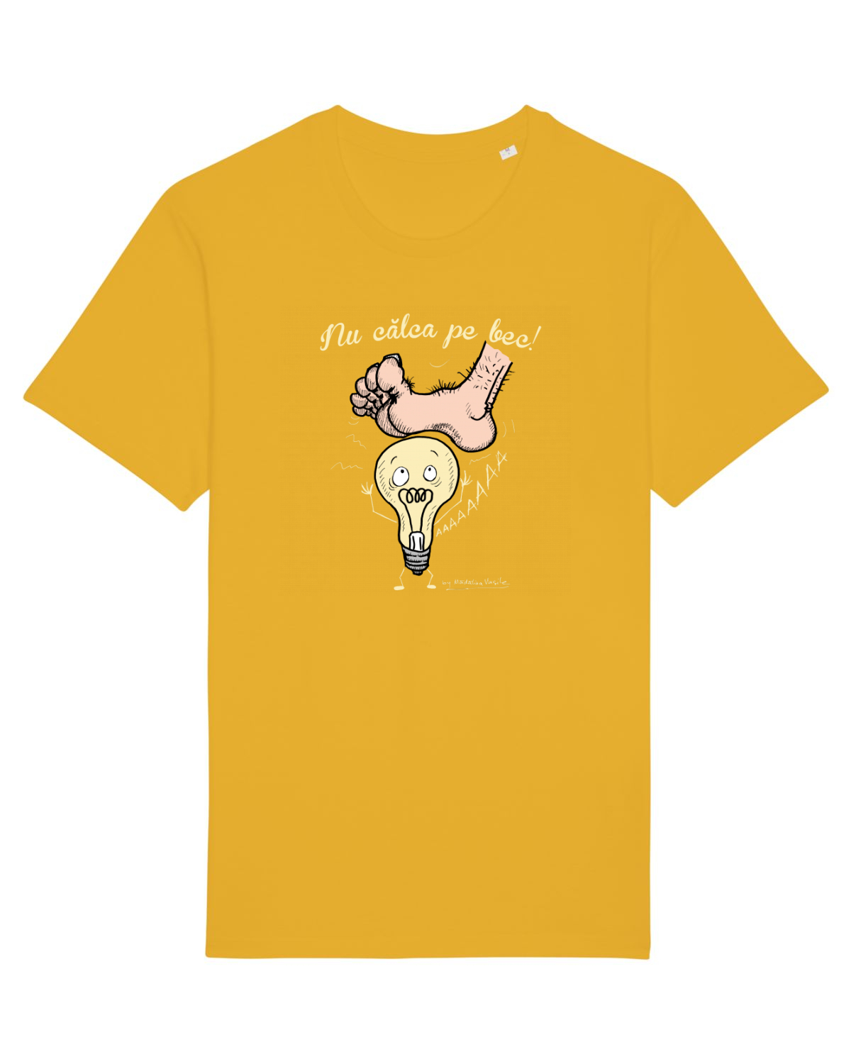 Tricou mânecă scurtă Unisex Rocker Spectra Yellow