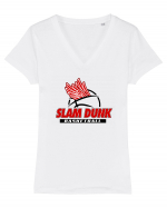 Slam Dunk Tricou mânecă scurtă guler V Damă Evoker