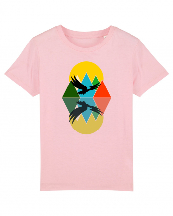 Abstract Mountains Cotton Pink