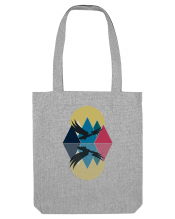 Abstract Mountains Heather Grey