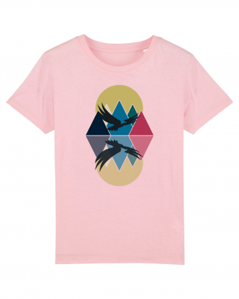 Abstract Mountains Cotton Pink