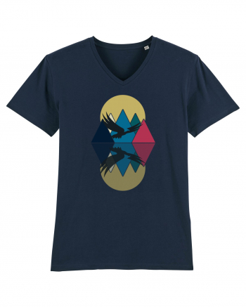 Abstract Mountains French Navy