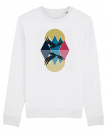 Abstract Mountains Bluză mânecă lungă Unisex Rise