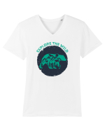 Mountain Bear Tricou mânecă scurtă guler V Bărbat Presenter