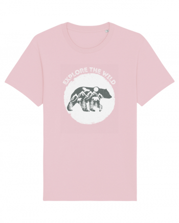 Mountain Bear Cotton Pink