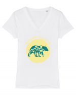 Mountain Bear Tricou mânecă scurtă guler V Damă Evoker