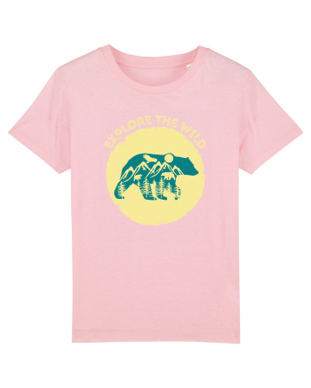 Mountain Bear Cotton Pink