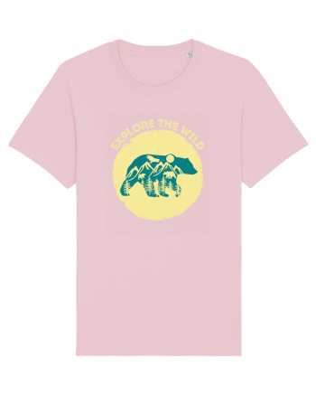 Mountain Bear Cotton Pink