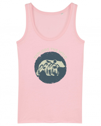 Mountain Bear Cotton Pink