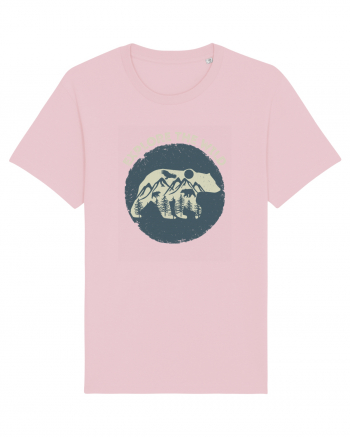 Mountain Bear Cotton Pink