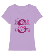 Sarah  Tricou mânecă scurtă guler larg fitted Damă Expresser