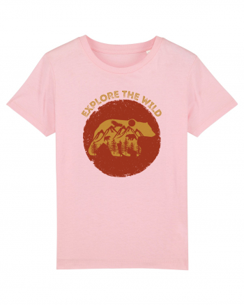 Mountain Bear Cotton Pink