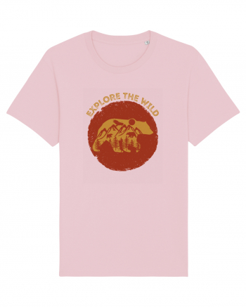 Mountain Bear Cotton Pink