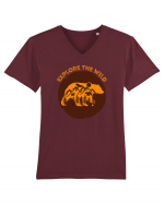 Mountain Bear Tricou mânecă scurtă guler V Bărbat Presenter