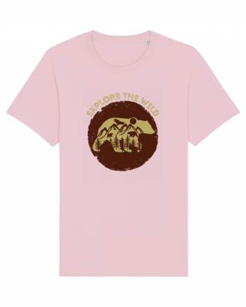 Mountain Bear Cotton Pink