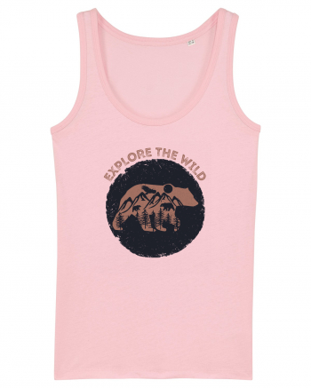 Mountain Bear Cotton Pink