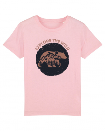 Mountain Bear Cotton Pink