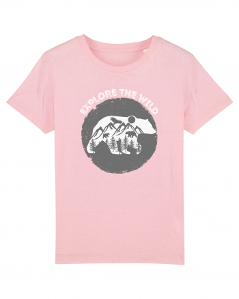 Mountain Bear Cotton Pink