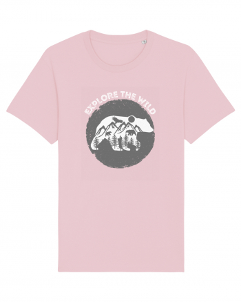 Mountain Bear Cotton Pink