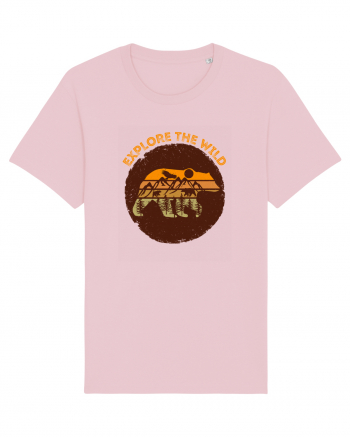 Mountain Bear Cotton Pink