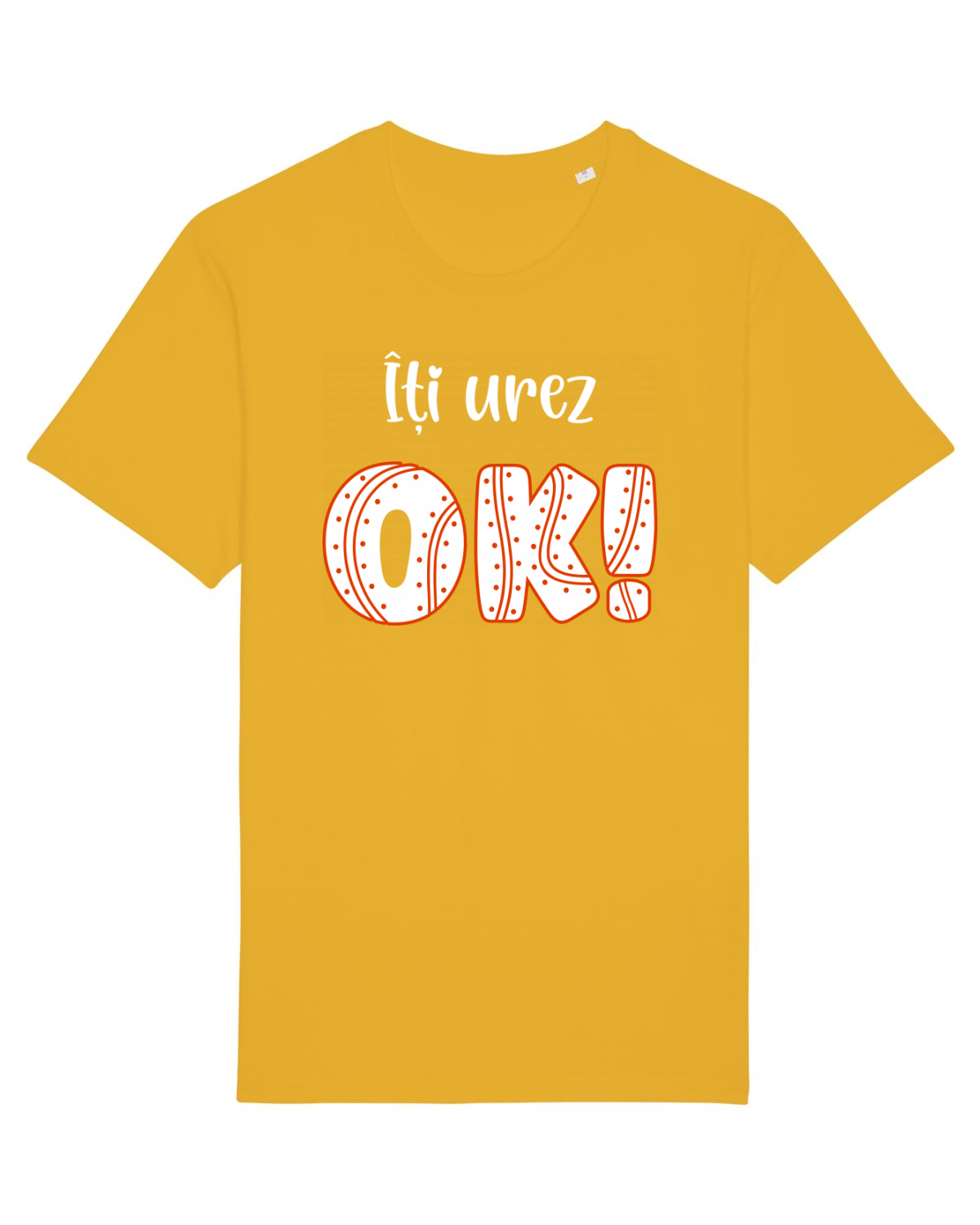 Tricou mânecă scurtă Unisex Rocker Spectra Yellow