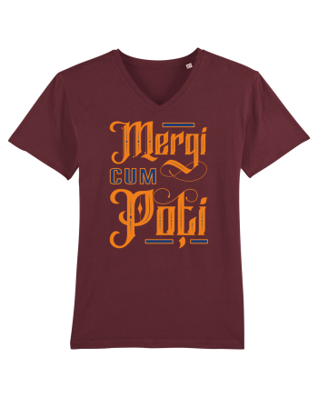 Mergi cum poți Burgundy