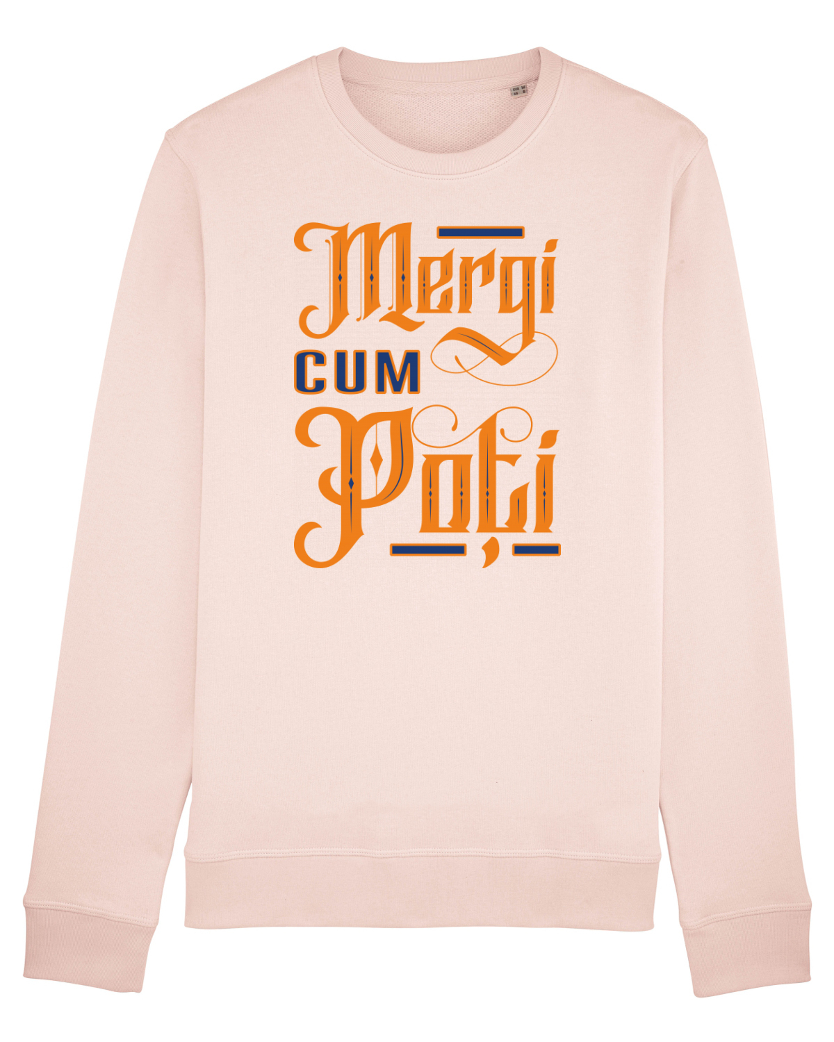 Bluză mânecă lungă Unisex Rise Candy Pink