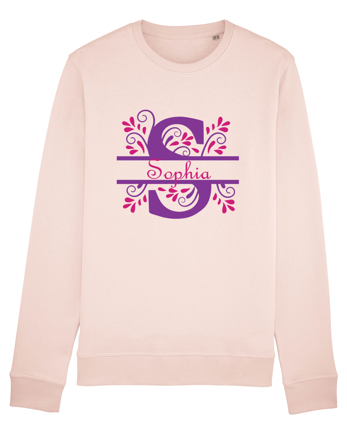 Bluză mânecă lungă Unisex Rise Candy Pink
