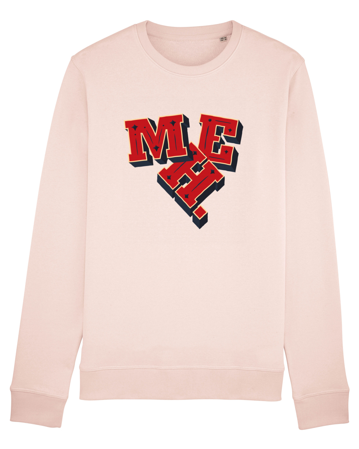 Bluză mânecă lungă Unisex Rise Candy Pink