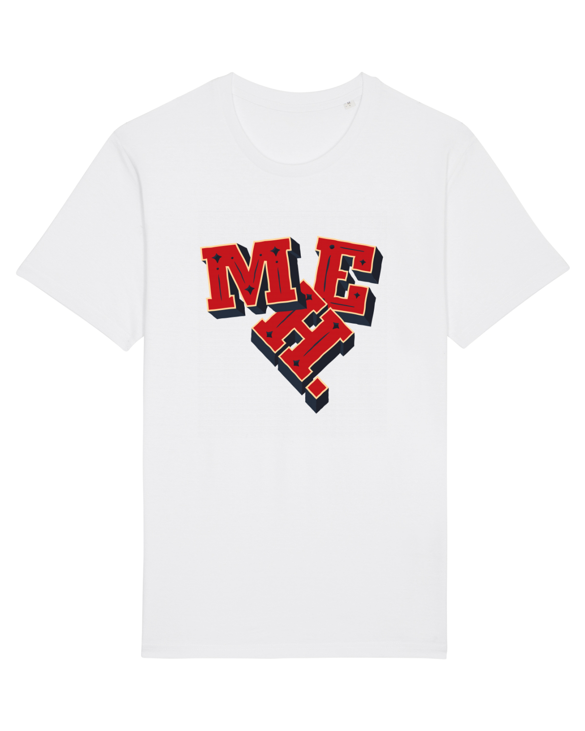 Tricou mânecă scurtă Unisex Rocker White