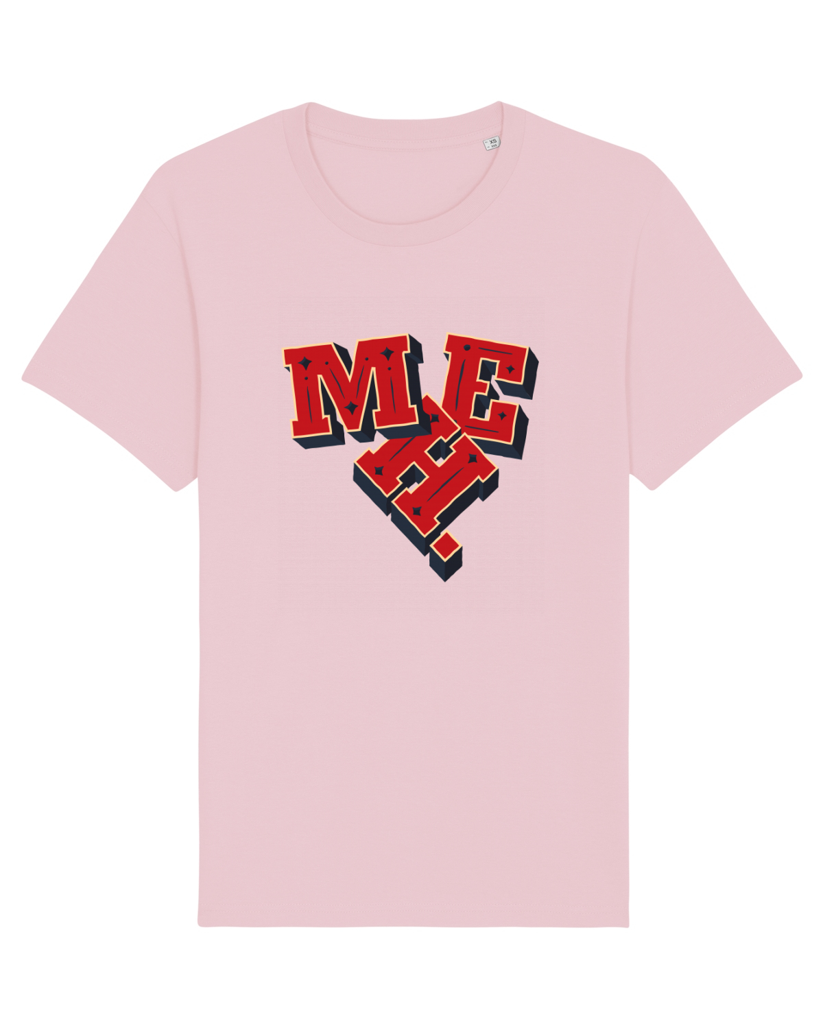 Tricou mânecă scurtă Unisex Rocker Cotton Pink