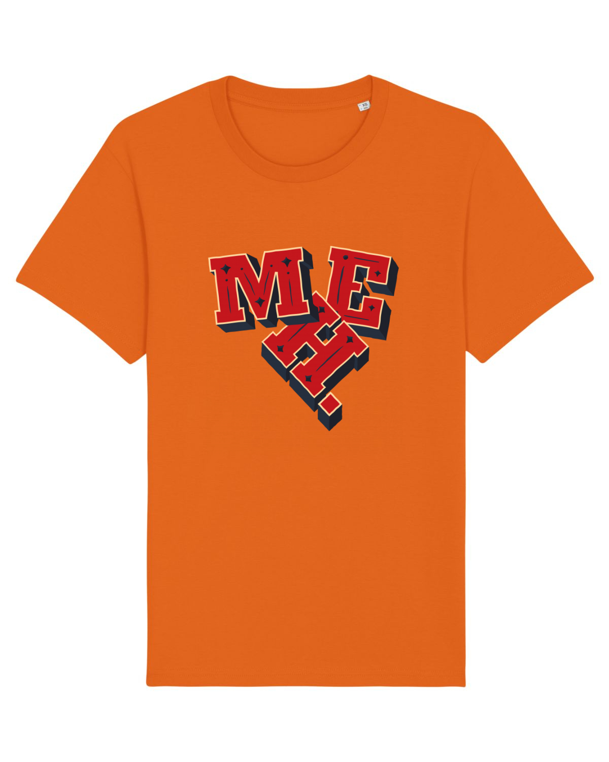 Tricou mânecă scurtă Unisex Rocker Bright Orange