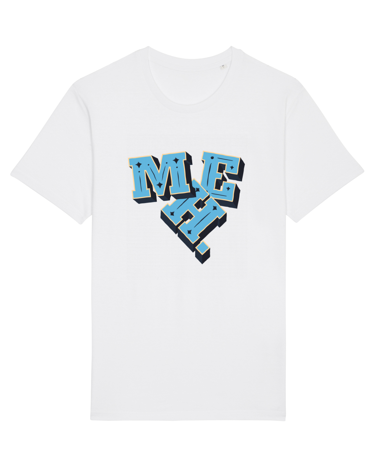 Tricou mânecă scurtă Unisex Rocker White