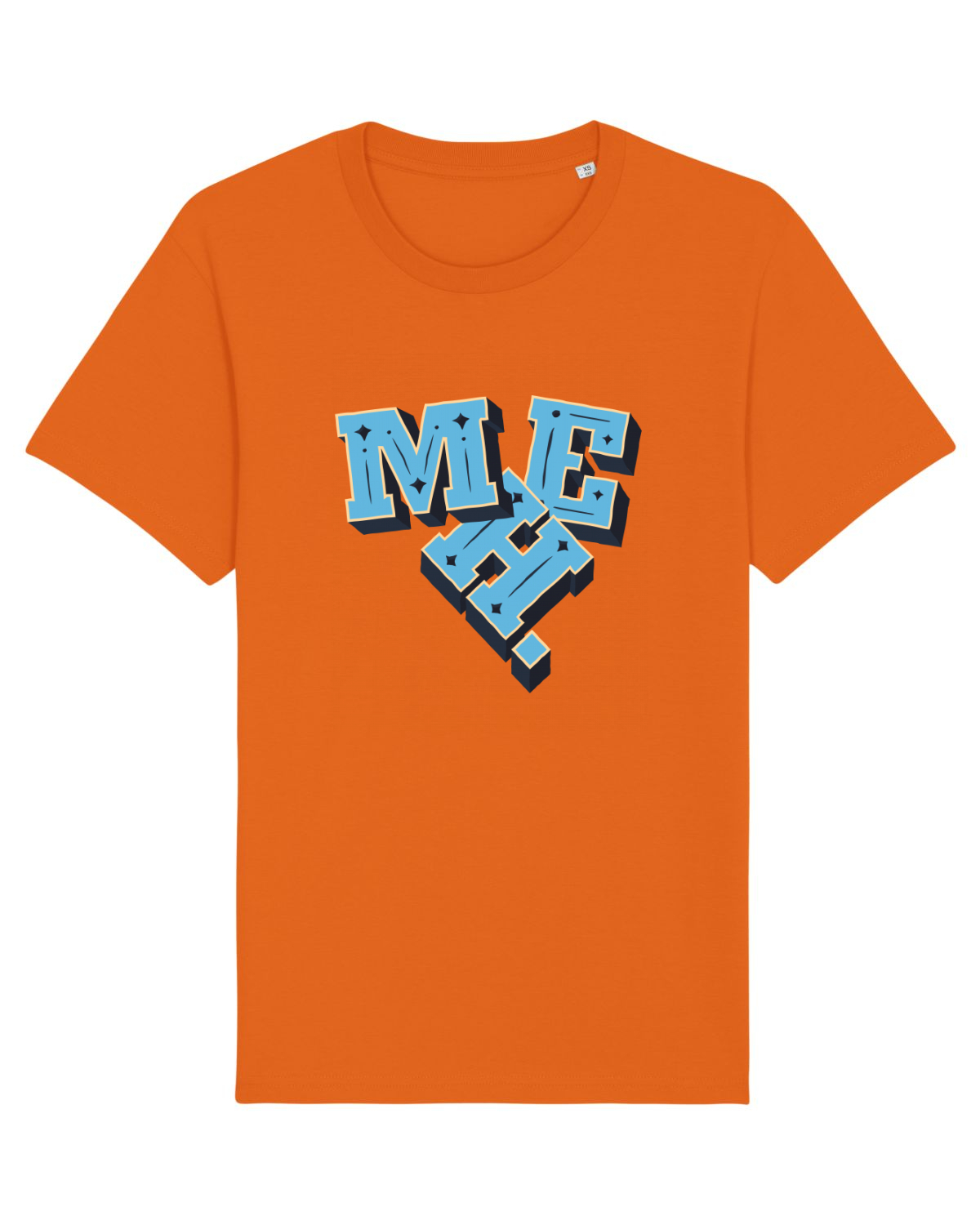 Tricou mânecă scurtă Unisex Rocker Bright Orange