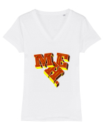 MEH. Tricou mânecă scurtă guler V Damă Evoker